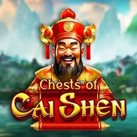 Chests of Cai Shen slot icon by Pragmatic Play, available at Spinorhino Casino