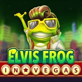 Official Slots logo: Elvis Frog In Vegas by BGAMING at Spinorhino Casino