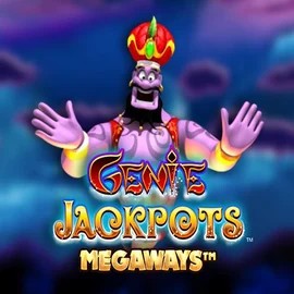 Genie Jackpots Megaways logo by Blueprint Gaming Spinorhino Casino