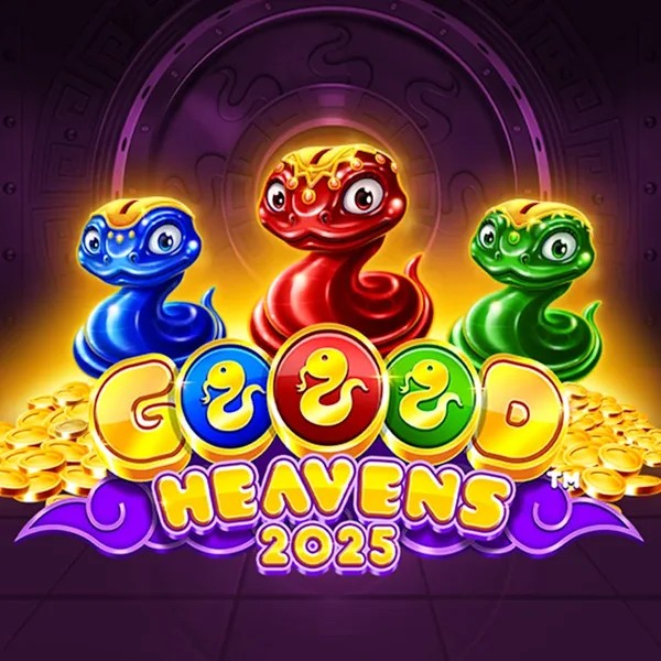 Goood Heavens logo by Rarestone Gaming at Spinorhino Casino