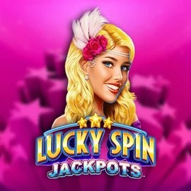 Lucky Spin Jackpots game by Novomatic – logo hosted on Spinorhino Casino
