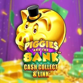 Slots logo of Piggies And The Bank Cash Collect &amp; Link from Origins at Spinorhino Casino