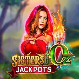 Sisters Of Oz Jackpots online game logo by Triple Edge Studios on spinorhinocasino-be.com